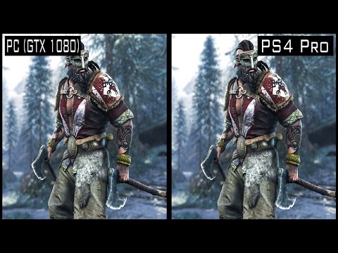 For Honor PS4 Pro vs PC Graphics Comparison