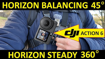 DJI OSMO ACTION 6 - HORIZON BALANCERING & HORIZON STEADY TUTORIAL Gemakkelijk te volgen stapsgewi...