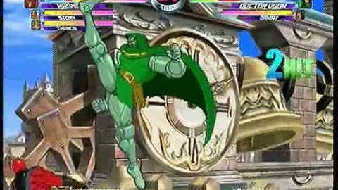 MvC2 Online (360): wolverine master (Mag/Storm/Tha) vs Brett (Spid/Doom/Gam) 24 .:5.13.10:.