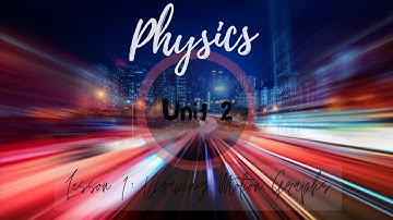 Unit 2 - Drawing Motion Graphs!