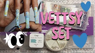 Vettsy Set @Vettsystore Cute summer set #vettsynails #nailfoils #subscribe