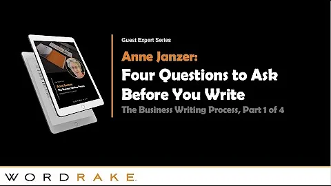 Ivy Grey and Anne Janzer discuss 4 Questions to As...