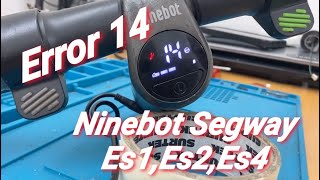 Error 14 en un ninebot segway ES1,ES2,ES4