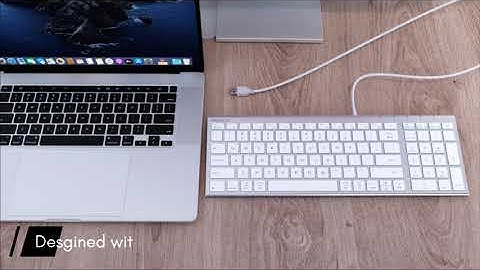 Compact 98-Key USB Wired Keyboard for Mac and PC (ACEKEY2MA)