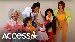 Famous Beyoncé & Jay-Z Beam In Rare Pic w/ Blue Ivy, Rumi & Sir Carter Wealth