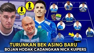 Wow🔥BEK ASING BARU DITURUNKAN❗Formasi Gila Diturunkan Bojan Hodak🔥Persib vs Bali united