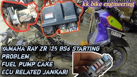 Yamaha ray zr 125 bs6 ECU jankari ! How to check rayZR 125 ECU
