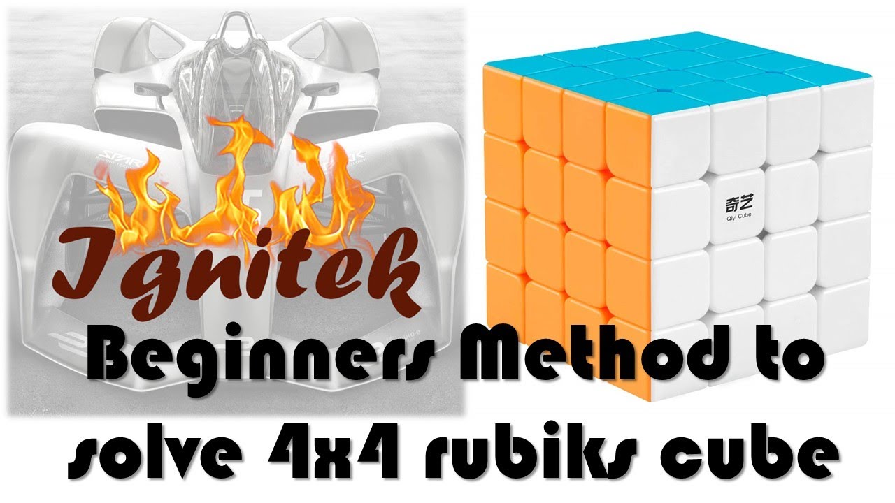 Solving 4x4 Rubik's Cube | The most basic and easy procedure | Almost same as 3x3 Solving 4x4 Rubik's Cube | The most basic and easy procedure | Almost same as 3x3