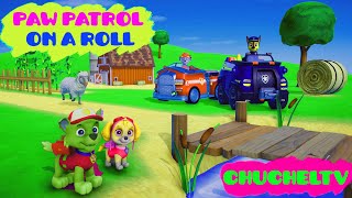 Paw Patrol On A Roll Episode 2 / Making a bridge for little sheep / Nickelodeon games screenshot 5