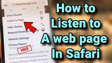 Een webpagina hardop voorlezen in Safari op de iPhone