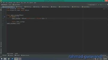 Tugas pemrograman mobile label pada kivymd