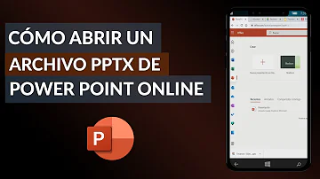 Como abrir um arquivo PowerPoint online?