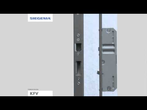 SIEGENIA: Function of KFV AS 2600 multi-point lock bolt and hook bolt