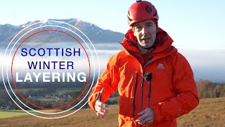 My guide to layering for Scottish winter climbing