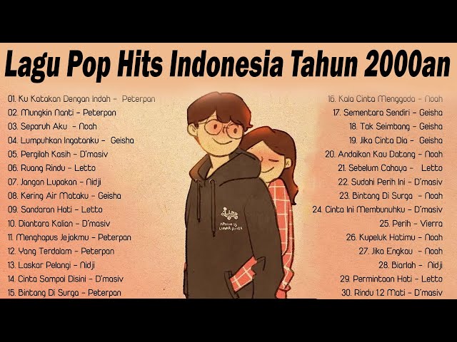 Lagu Pop Hits Indonesia Tahun 2000an - Lagu Enak Didengar Saat Santai Dan Kerja class=