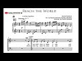 Reach the world  demo  satb  song offering