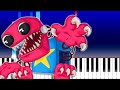 BOXY BOO SAD BACK STORY - POPPY PLAYTIME PROJECT ANIMATION (Piano Tutorial)