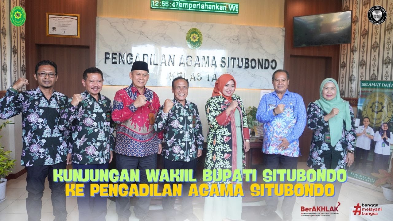 KUNJUNGAN WAKIL BUPATI SITUBONDO KE PENGADILAN AGAMA SITUBONDO