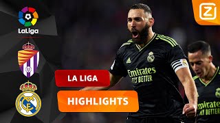 BENZEMA IS BACK! 🥳 | Valladolid vs Real | La Liga 2022/23 | Samenvatting