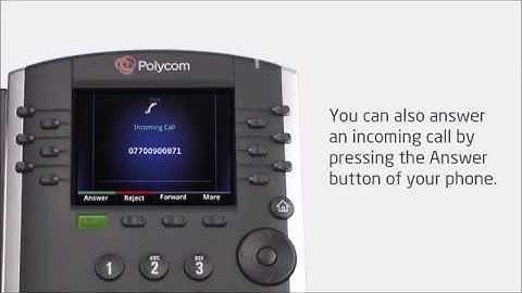 Polycom VVX410 - Using the speakerphone