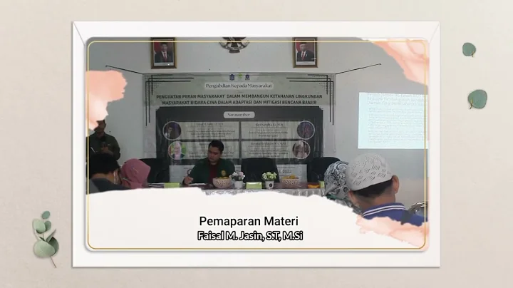 Pengabdian Kepada Masyarakat Faisal M. Jasin, ST, M.Si  Program Studi Teknik Lingkungan IKTJ PKP DKI