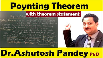 poynting theorem with Poynting theorem statement, Poynting vector significance