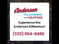 Let’s Get Going – Andersen Plumbing &amp; Heating Is On the Way!