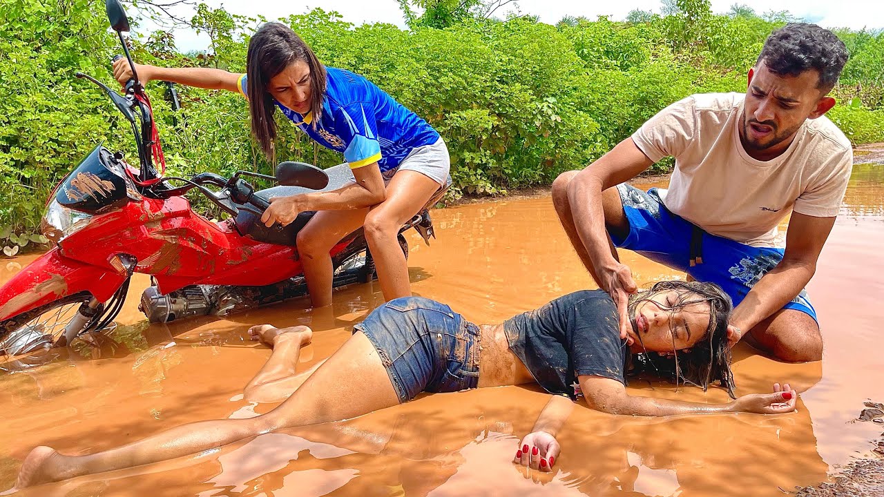 MARCOS SE DESESPER0U NA MINHA PRIMEIRA QUEDA DE MOTO