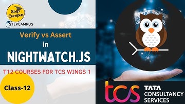 verify vs assert in nightwatch
