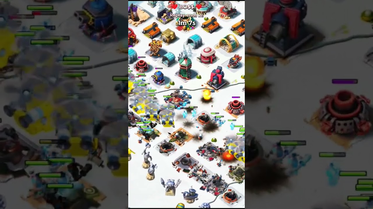 Heavy Choppers vs INSANE Defense 💀 | Boom Beach #slowed #dark #music #boombeach