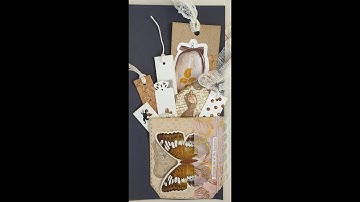 Making my Pinterest boards: How to make a loaded tag pocket