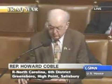 Iraq Troop Surge Debate : Howard Coble - Anti Surge