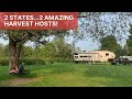 Back To Back Harvest Hosts | Bumbleberry Acres | Ohio Green Acres | Full Time RV Travel