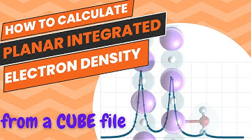 How to calculate Planar Integrated Electron density from a CUBE file? [TUTORIAL]