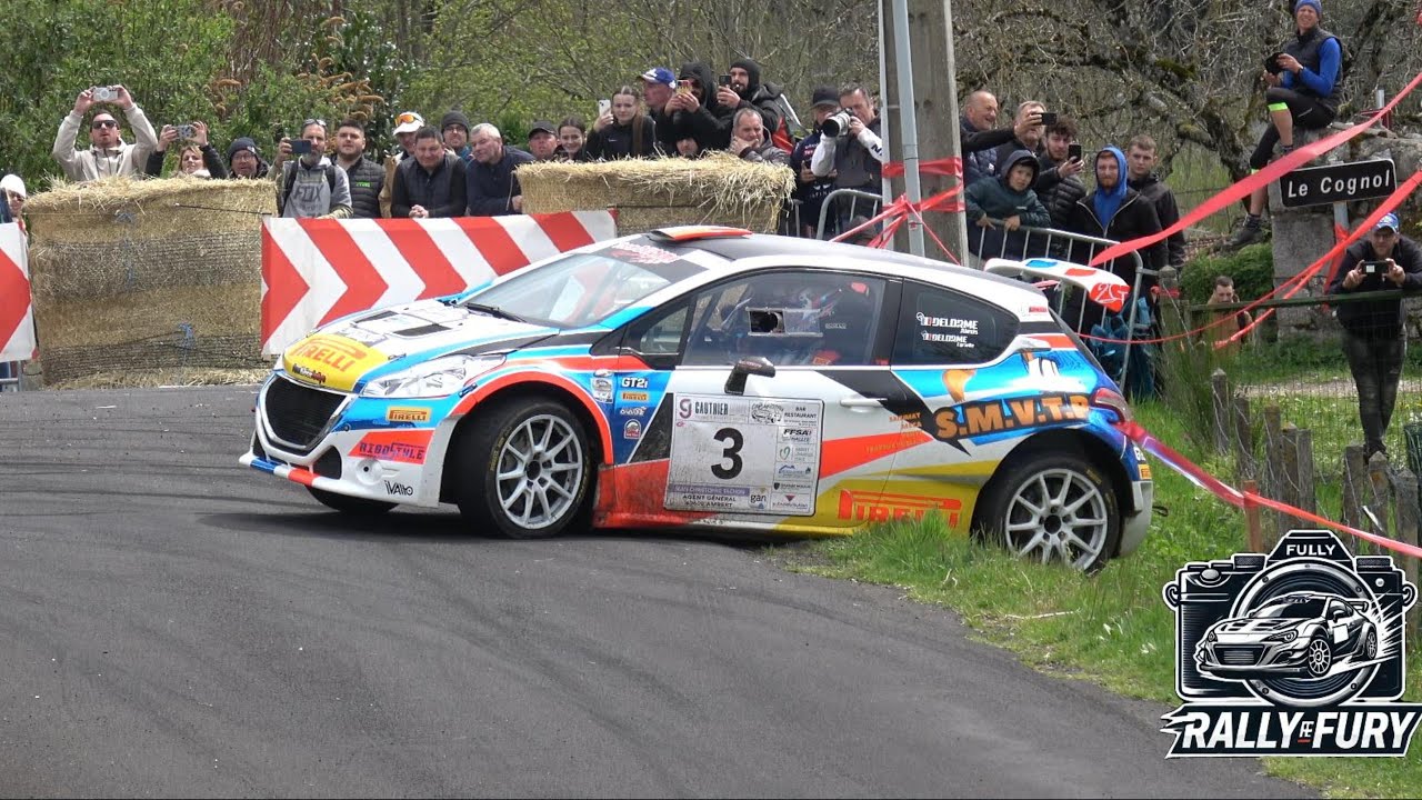 Rallye Pays d'Olliergues 2025- show, flat out and mistakes