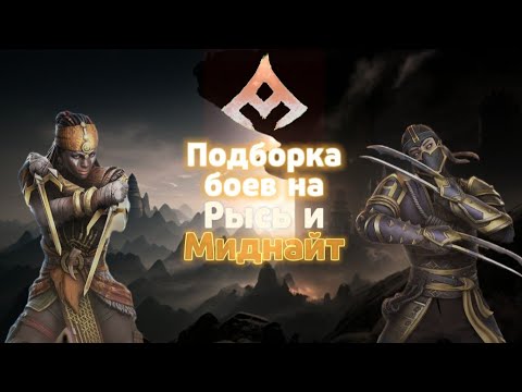 Видео: Подборка боёв на Рыси и Миднайт! • Shadow Fight 4: Arena