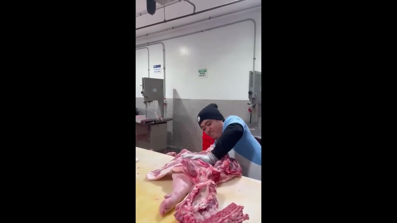 Deboning  Pork Shoulder