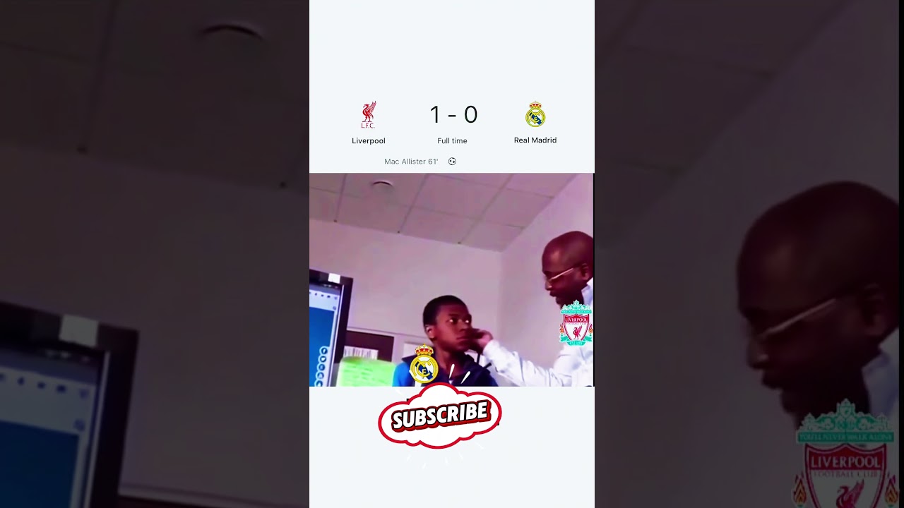 Mbappé after the match vs Liverpool😂🌚 
