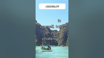 Believe in yourself, take on your challenges, dig deep within yourself to conquer fears  Never let a