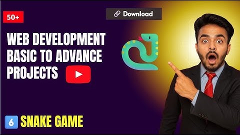 Classic Snake Game Using HTML, CSS & JavaScript | Fun Beginner Project