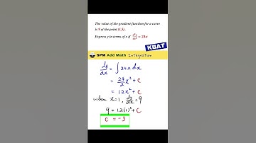 【SPM | ADD MATH】Integration KBAT Question #mathchallenge  #spm #integration