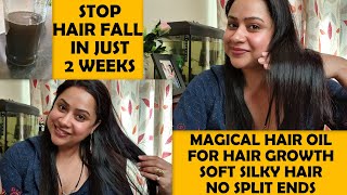 बालो का झड़ना बंद 100% effective with Magical Hair Growth Oil | Grow Long and thicken Hair Naturally