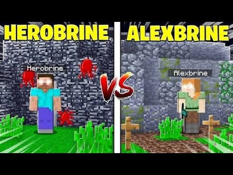Herobrine vs Alexbrine (remake) #mc #minecraft #shorts #viral #herobrine #alexbrine #minecraftvideo