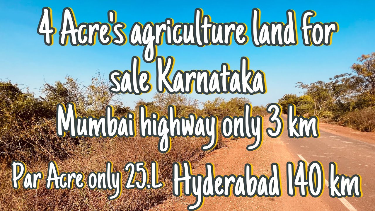 4 Acre’s agriculture land for sale Karnataka low price land sale