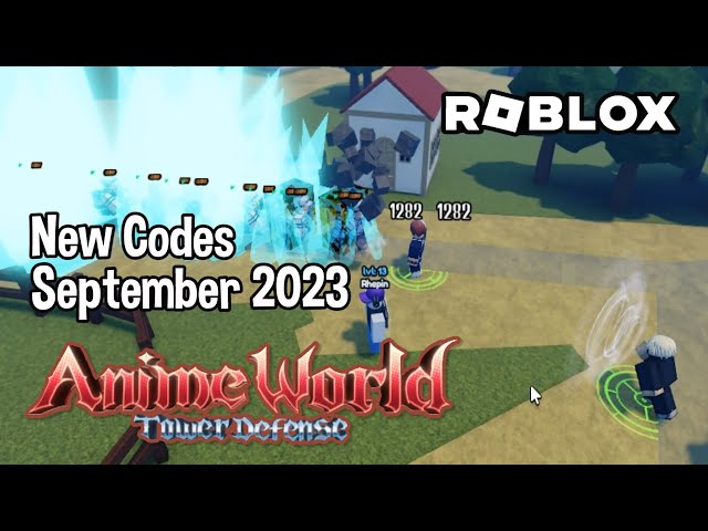 Roblox Anime World Tower Defense New Code September 2023 