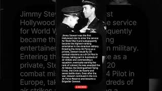 Jimmy Stewart was The First Hollywood Star to enter The Service for World War II. #ww2 #history