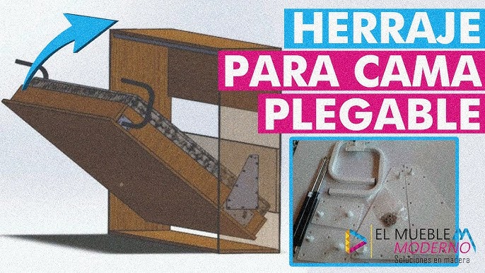  Accesorios para impresoras, 1 juego de accesorios de pared DIY  Murphy mecanismo de cama hidráulica oculta kit de hardware de cama plegable  para 3.0 – 6.6 ft plegable cama Handware (color 