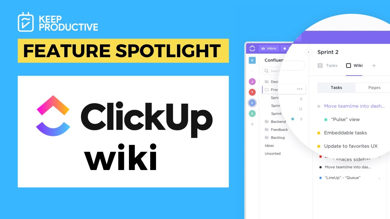 clickup wiki: feature spotlight - youtube