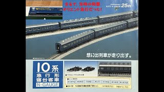 【Nゲージ 鉄道模型】KATO製 10系(寝台)急行客車をチョイ加工してみました♪