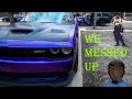 Friend gets pulled over driving my Hellcat *HE WENT NUTS SMH*